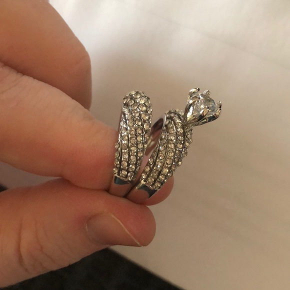 925 Silver Set Rings Round Cut White Sapphire New - Picture 4 of 7